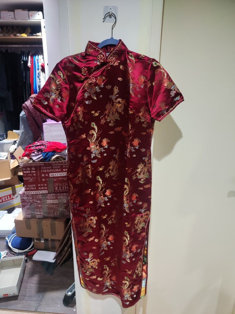 Vestido estilo chinês