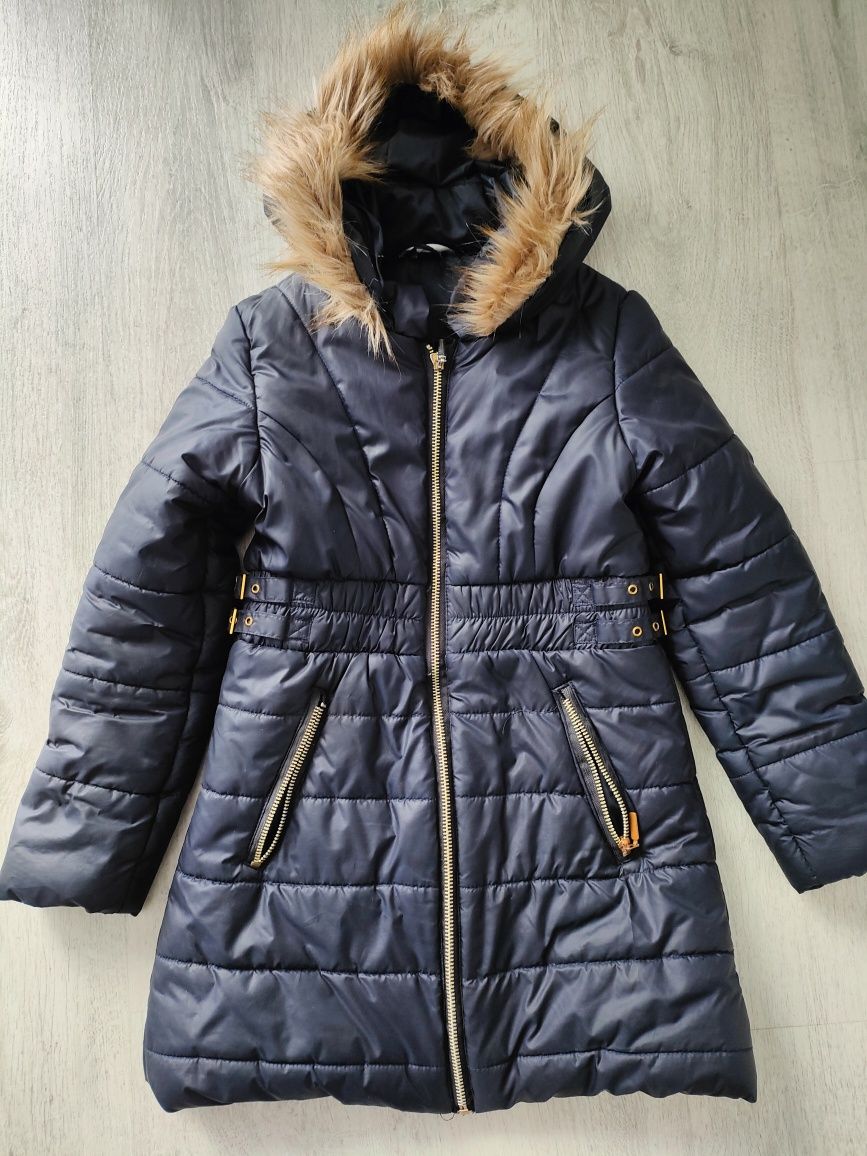 Płaszcz zimowy dla dziewczynki, płaszczyk, kurtka zimowa