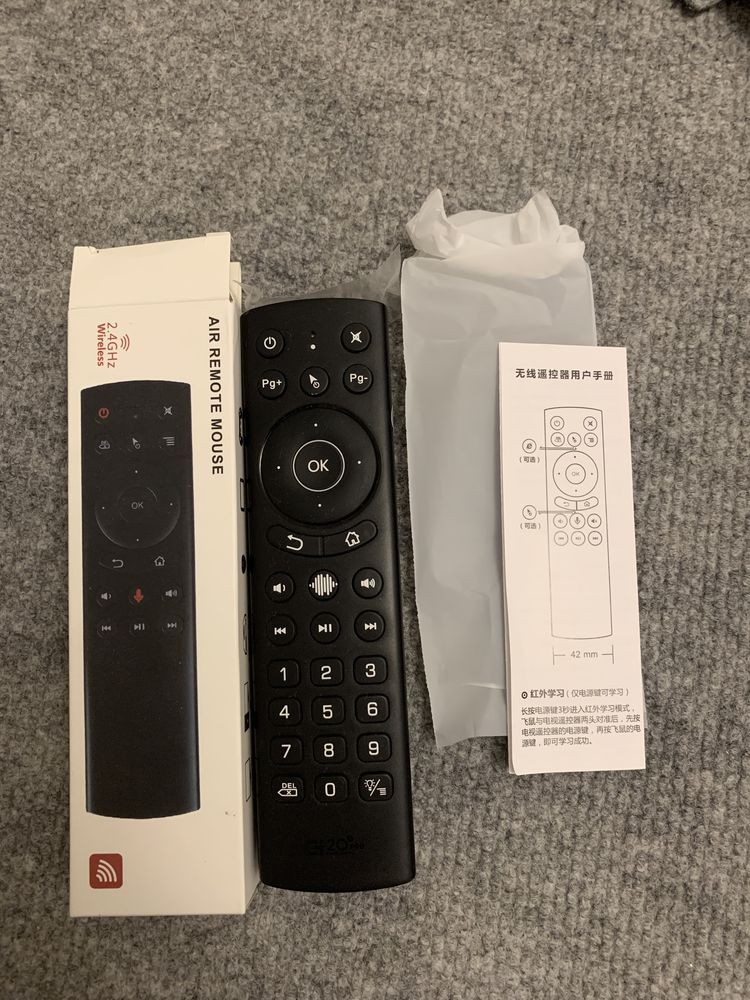 air remote mouse 2.4 ghz g20s pro безроопроводной пульт с подсветкой