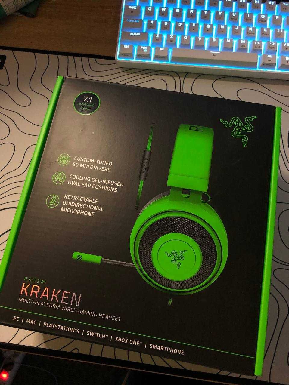 терміново! Навушники RAZER Kraken Multi Platform Green