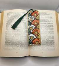 Zakładka drewniana do książki ręcznie wykonana
