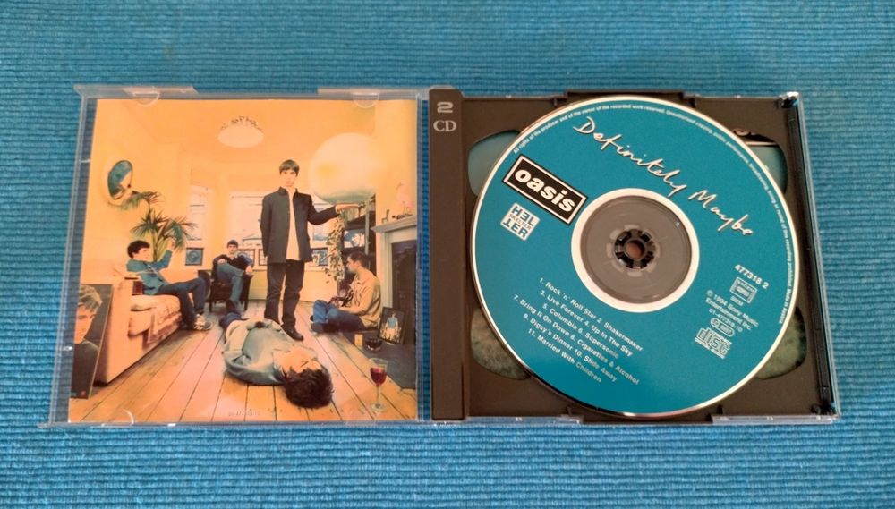 Oasis "Definitely Maybe" CD duplo edição especial