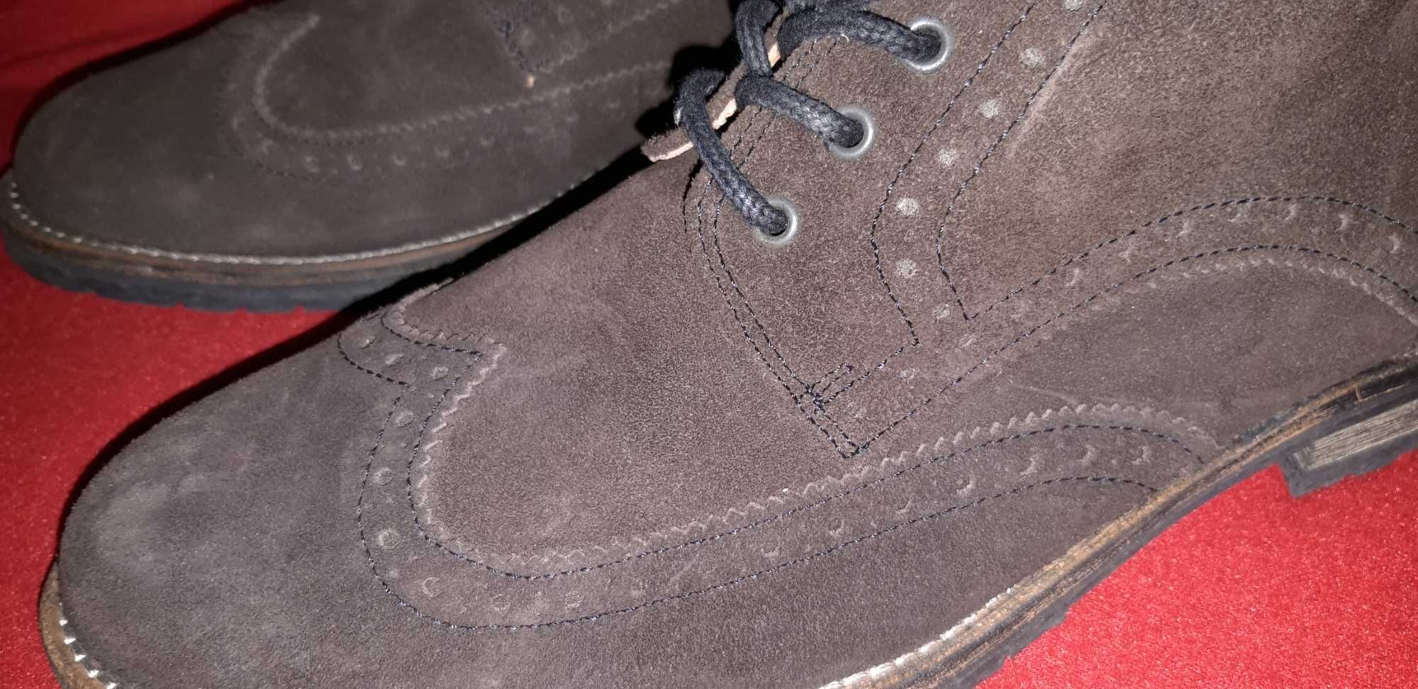 Botas homem camurça tam. 45 - NOVO