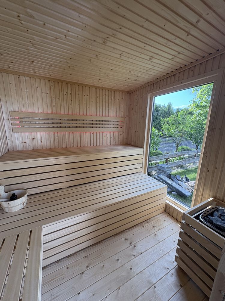 Sauna Finska Zewnetrzna Ogrodowa