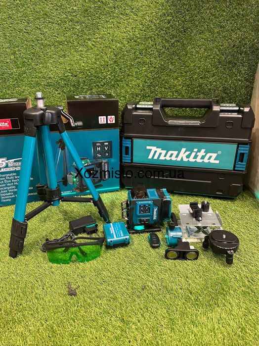 Акумуляторний лазерний нівелір Makita SK900GDZ 3D-4D рівень (24V, 5AH)