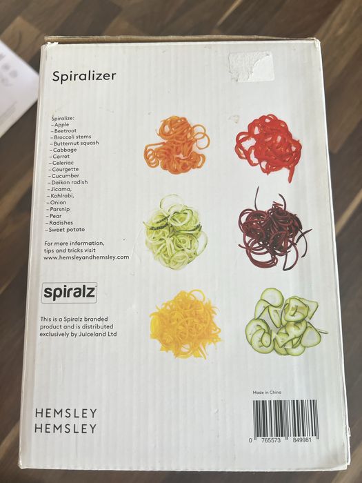 Спаралайзер, терка, овочерізка Hemsley Hemsley для овочів
