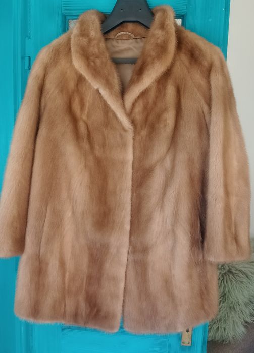 Futro naturalne z norki kurtka z norek