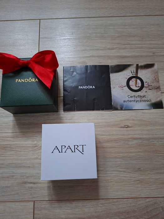 Bransoletka srebrna Pandora + bransoletka Apart perły gratis