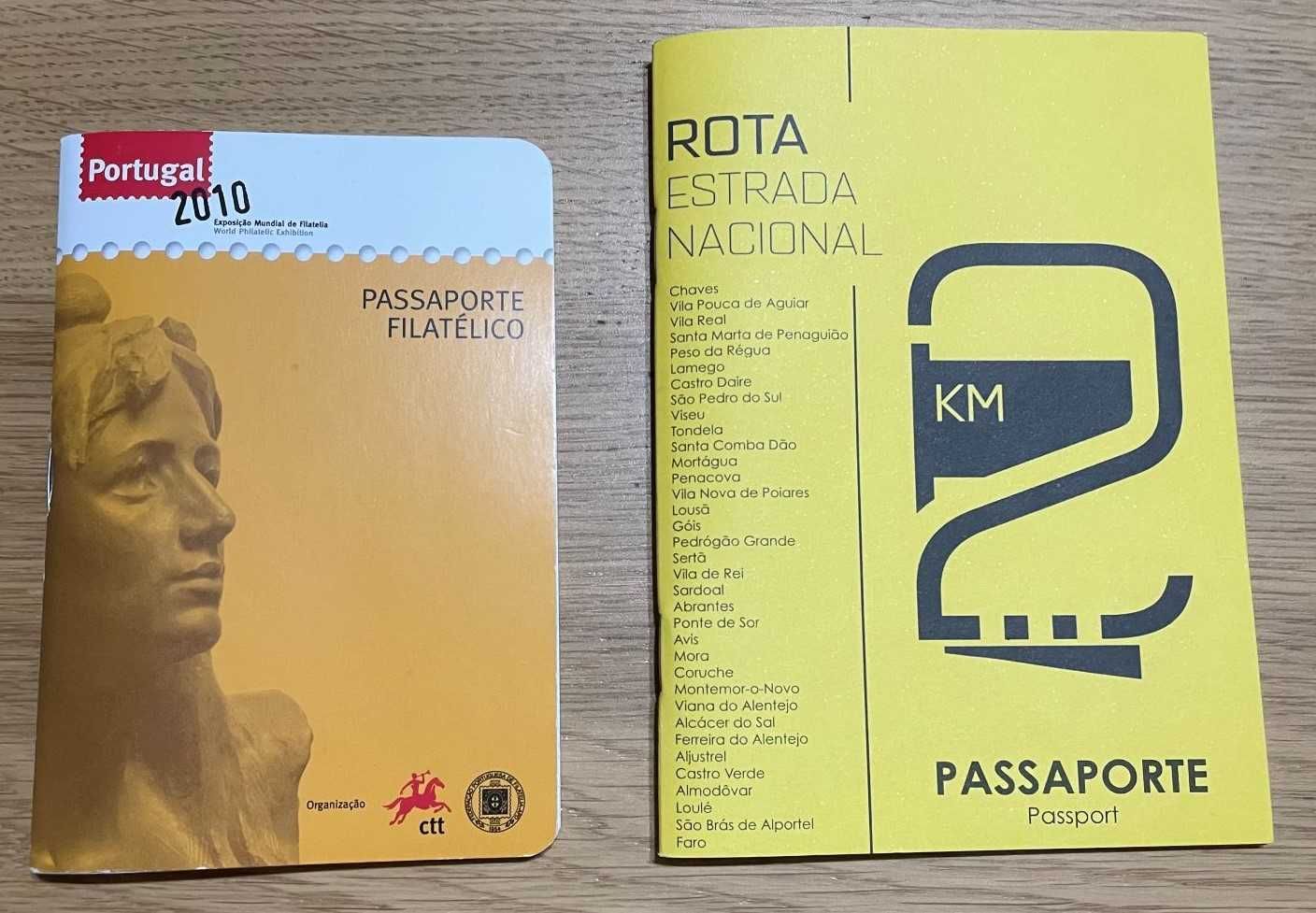 Passaporte Filatélico (Expo Mundial 2010) + Passaporte EN2