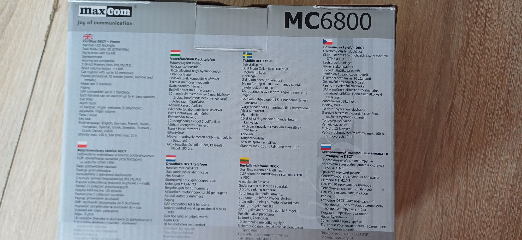 Telefon maxcom mc 6800 dla seniora
