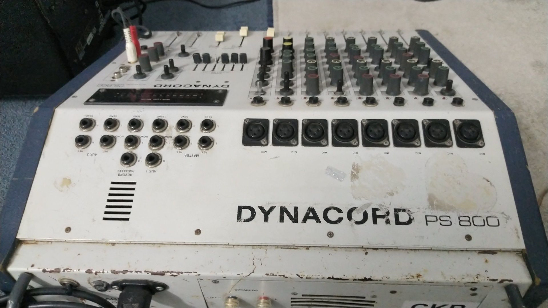 DYNACORD PS 800 plus kolumny FE 12.2 powermixer