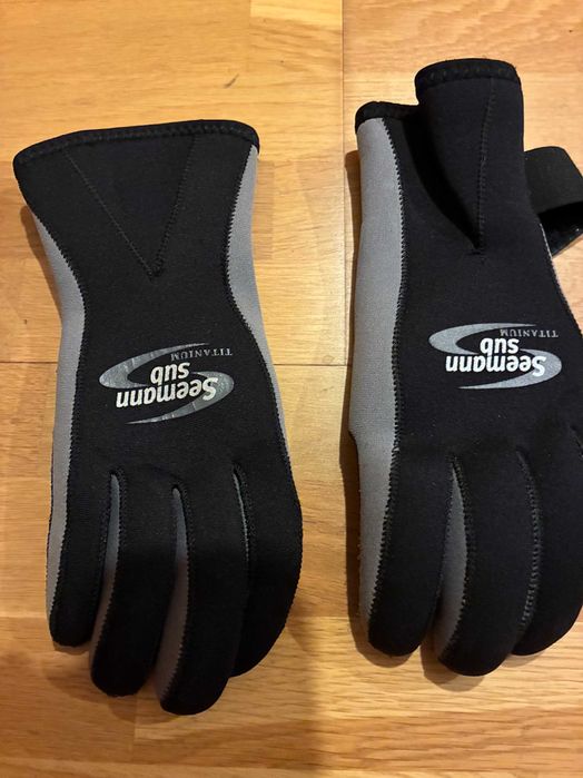 Rękawice nurkowe damskie Seemann Sub; na rzep, rozmiar M; 3mm