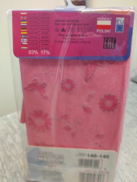 Rajstopy Nexx różowe 140/146, mikrofibra Warszawa