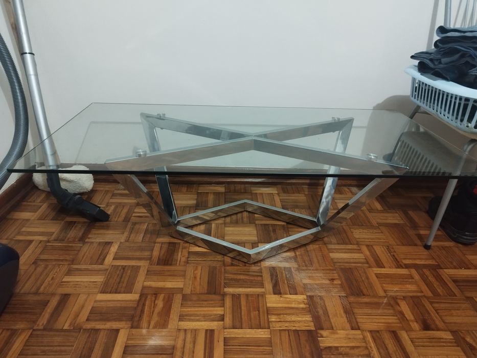 Mesa vidro em muito bom estado