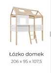 Łóżko domek Inmondo drewno sklejka