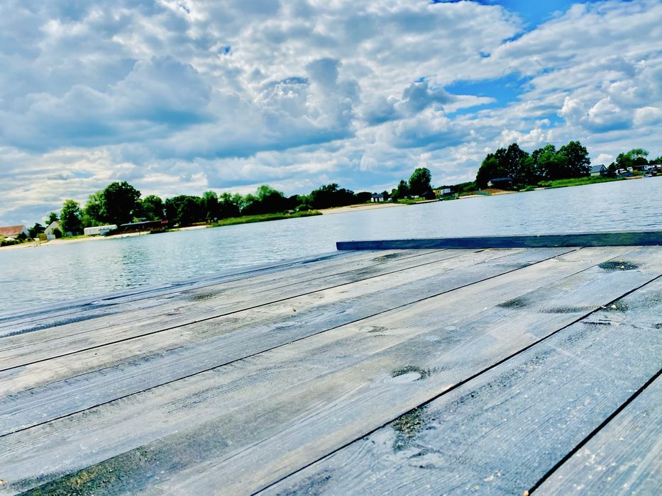 Działka z własnym brzegiem działka z linią brzegową nad jeziorem