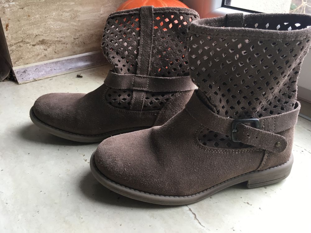 Buty ze skory jesienne r.30