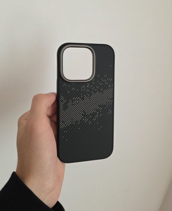 Карбоновий чохол для iPhone 14/15/16 Pro/Pro Max|НАЙНИЖЧА ЦІНА