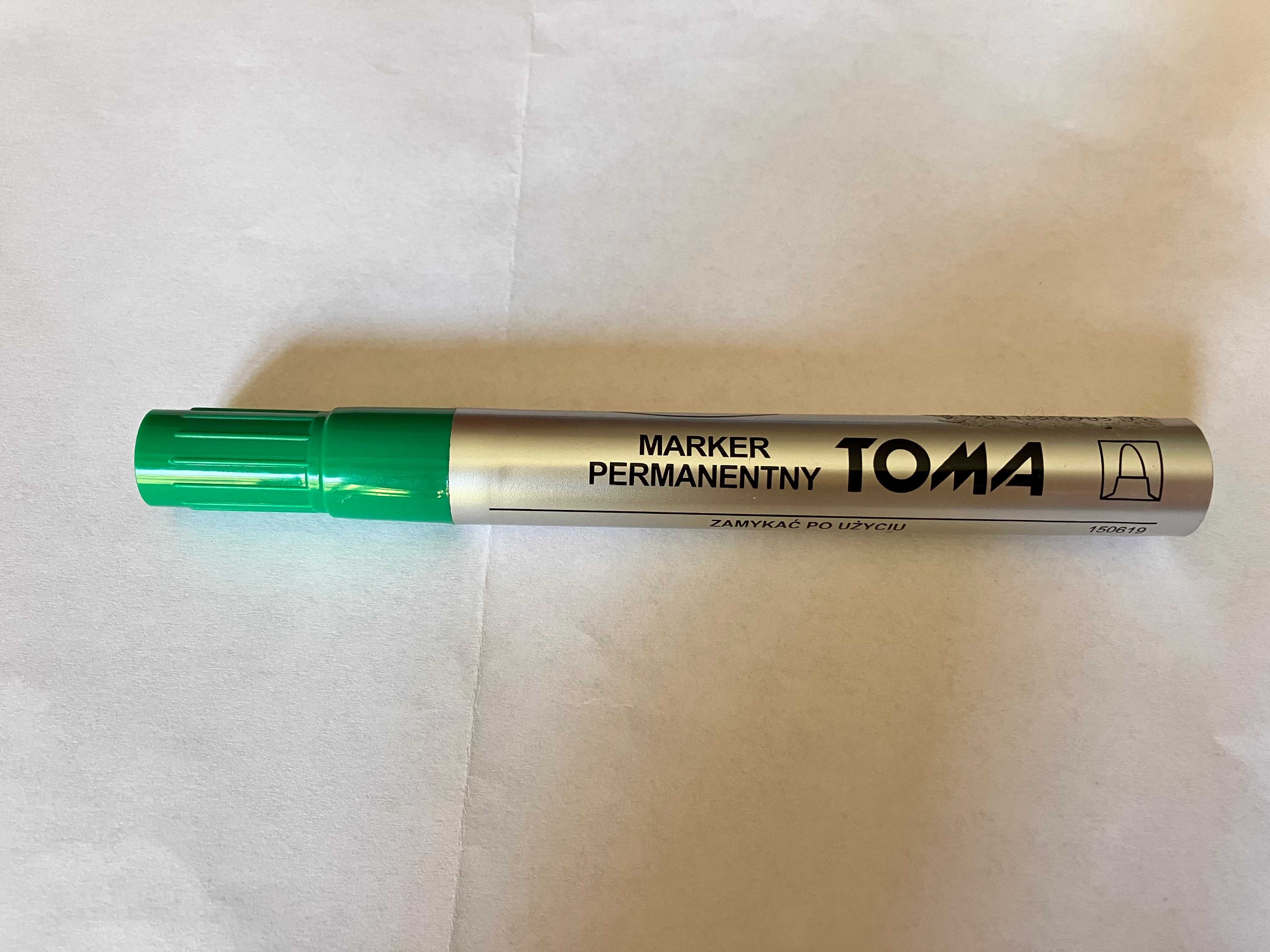 Toma TO-090 marker permanentny zielony 70 szt.