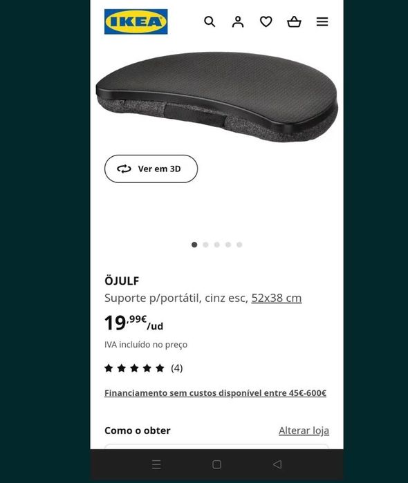 Suporte portátil ikea