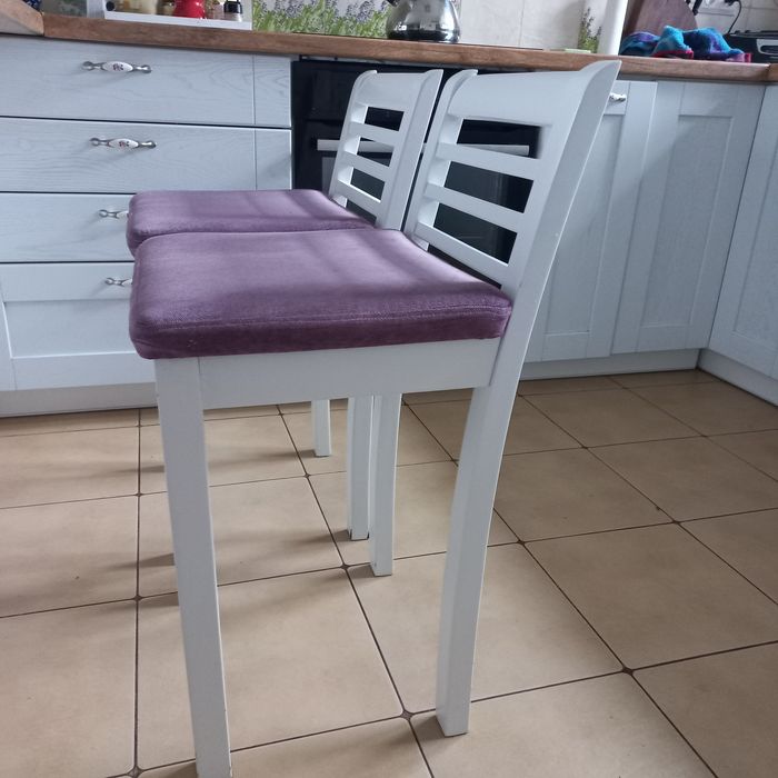 Krzesła typu hoker 2 szt.