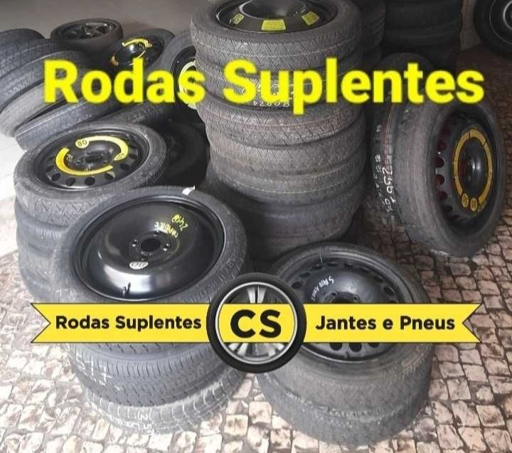 Roda suplente jante 16 5x112 VW Audi Seat pneu 205/55R16 Golf A3 Leon