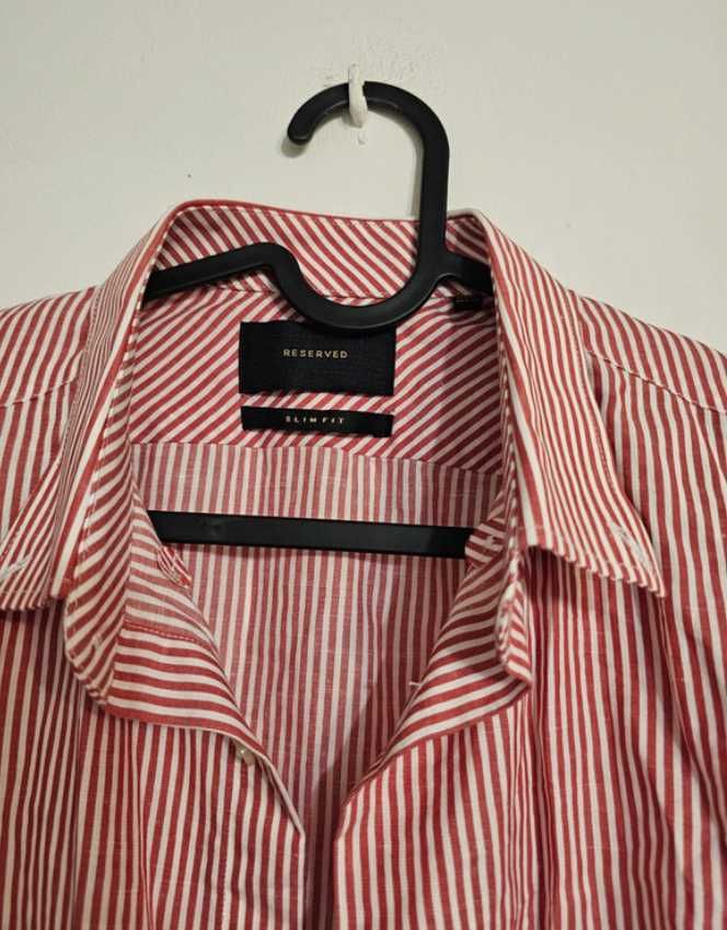 Reserved, koszula męska slim fit w paski