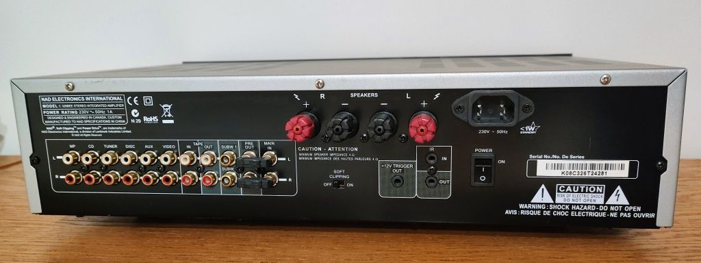 Wzmacniacz NAD C326 BEE + modyfikacja muda44