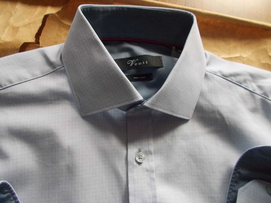 S VENTI City Premium , Nowa Koszula Męska S 38 cm Szwajcaria