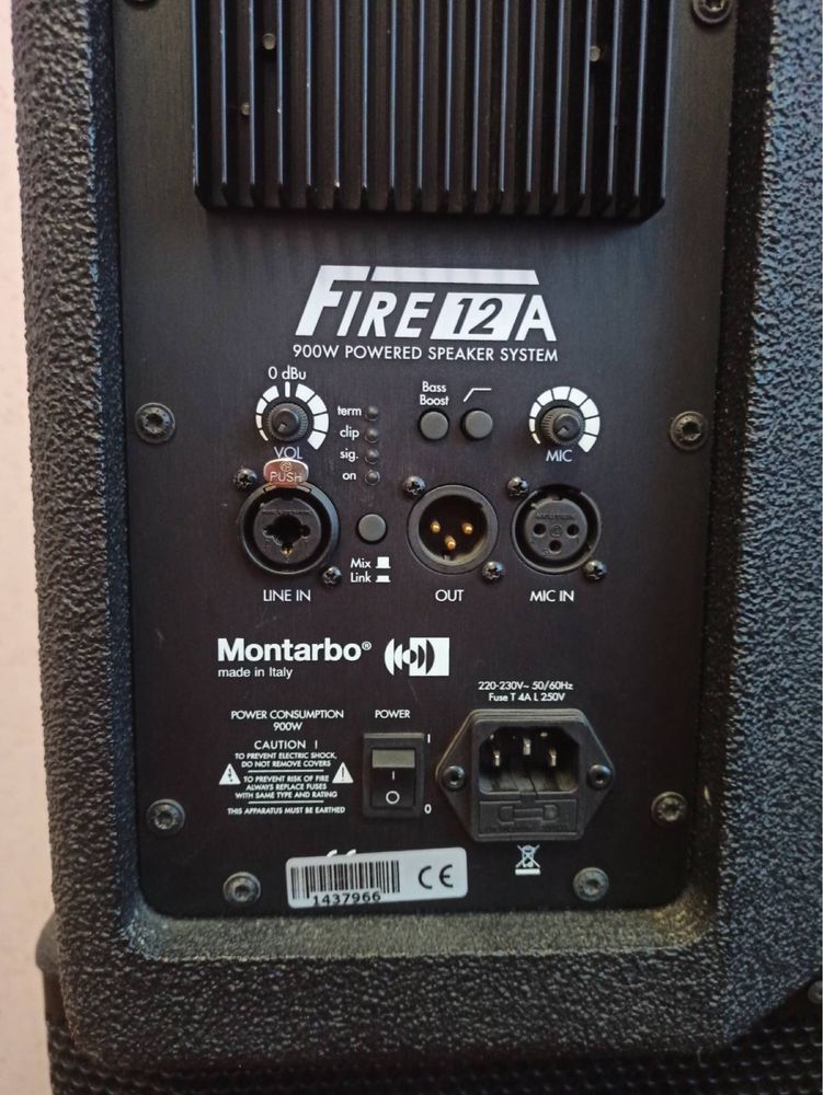 Активна акустика Montarbo Fire 12A 900 Вт