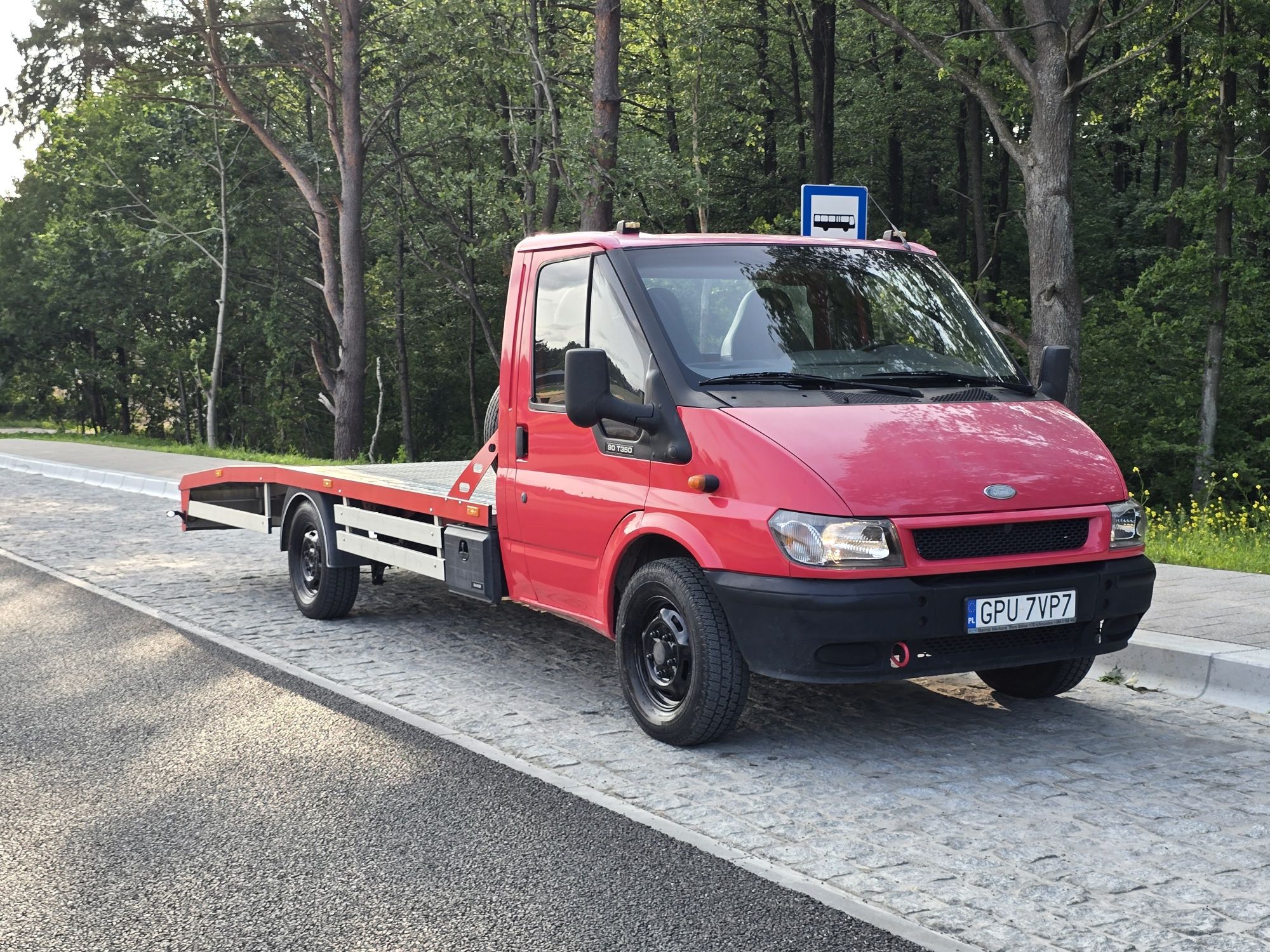 Ford Transit 2.4d, 2004r, Autolaweta, Pomoc drogowa, ładna.