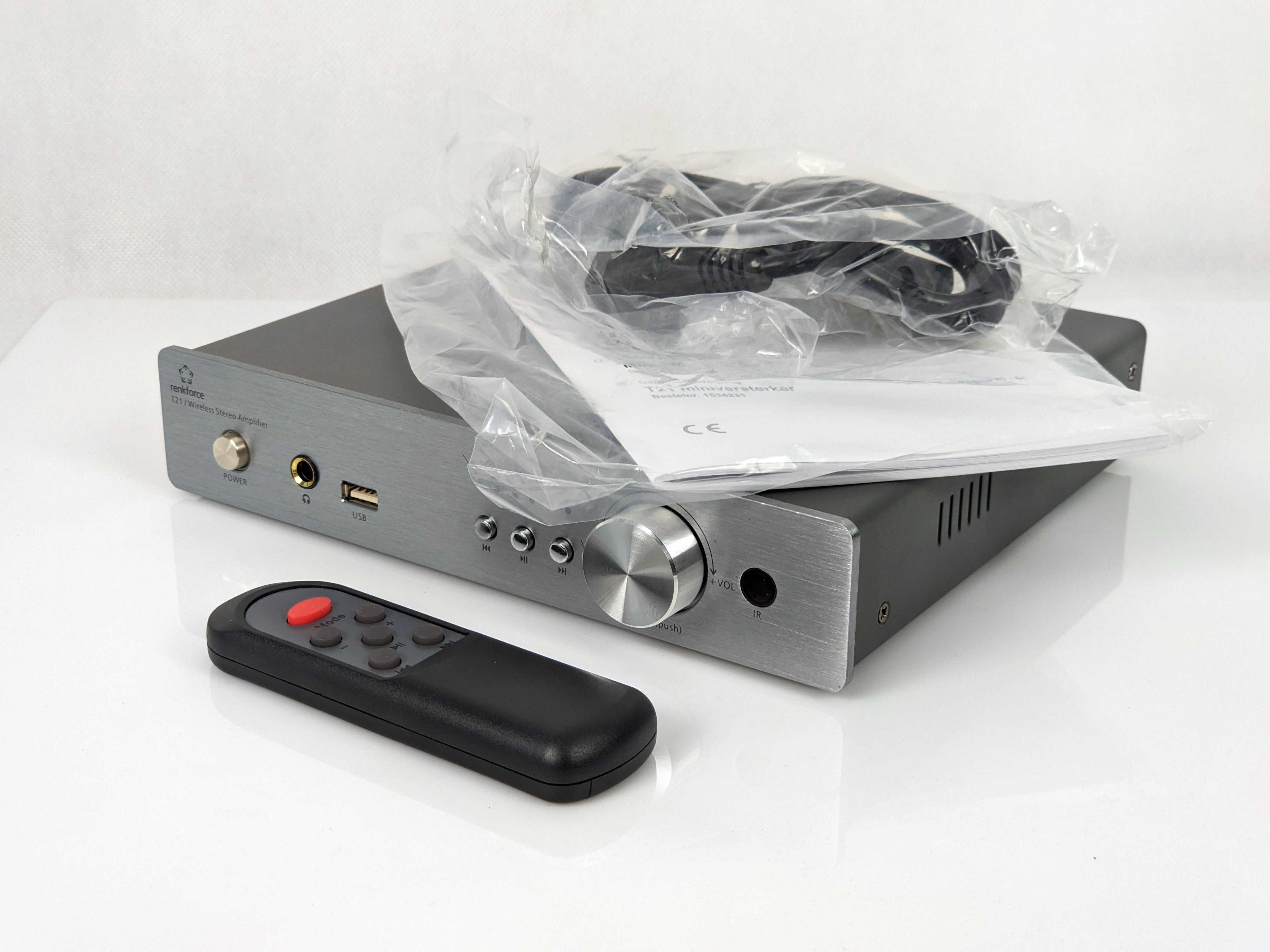 Wzmacniacz cyfrowy audio Hi-Fi 2x50W Bluetooth USB Toroid TDA7492