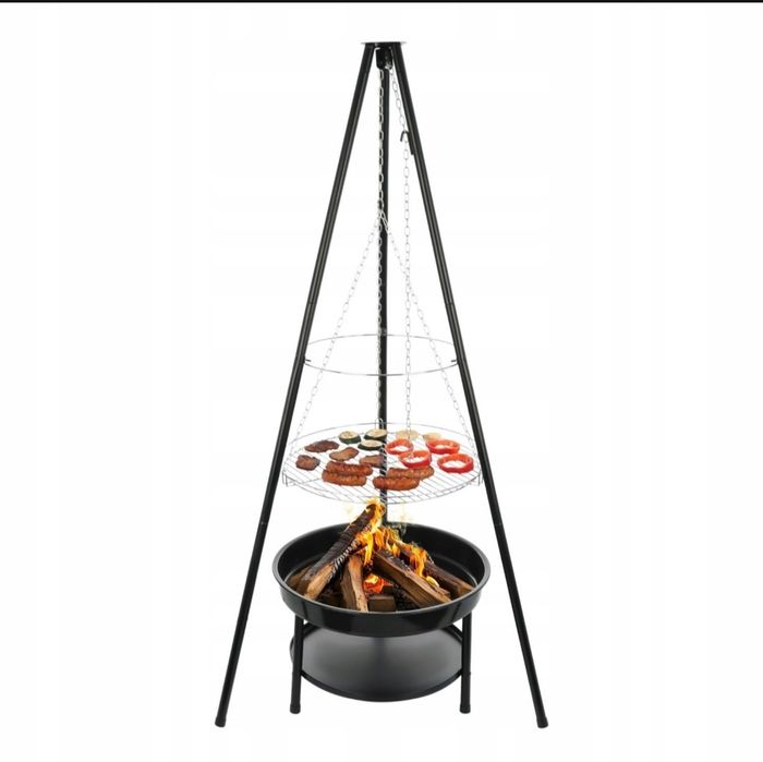 HIT GRILL 2w1 Palenisko ognisko ruszt na działkę do ogrodu na biwak