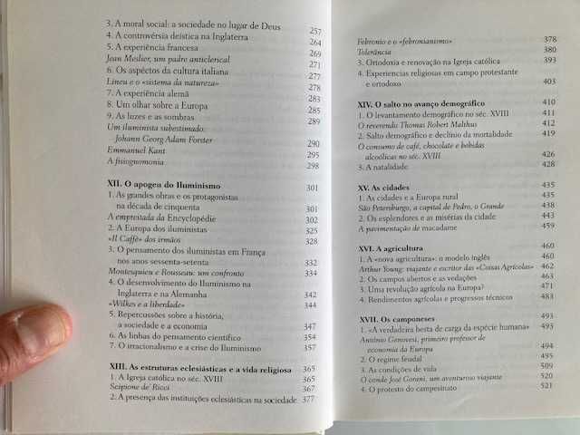 Livro o século das luzes - História Universal volume 10, 2005