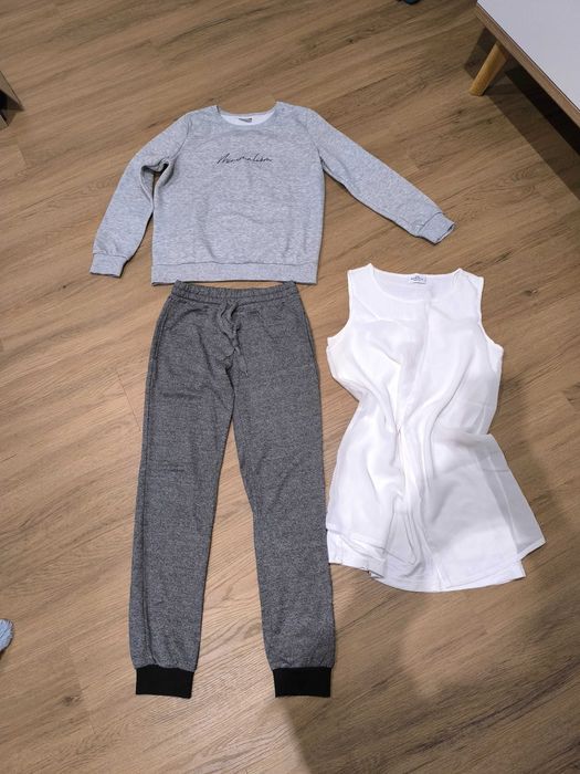 Zestaw damski bluza spodnie itd