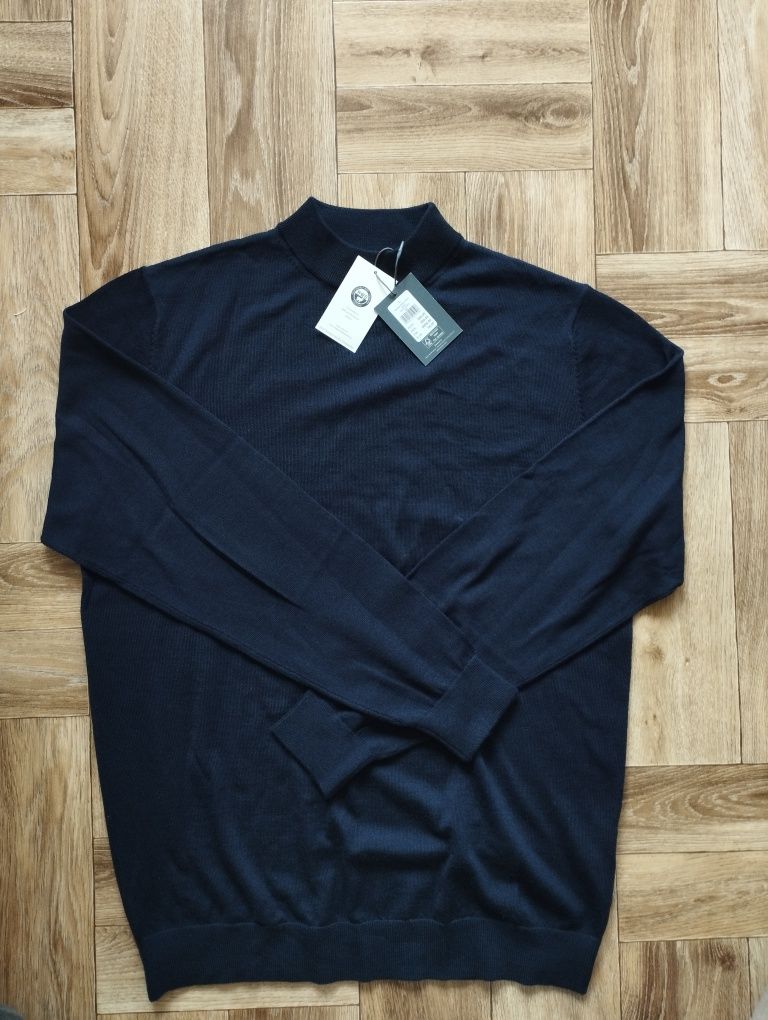Polgolf Sweter męski Cubus 100 % Merino wool L XL