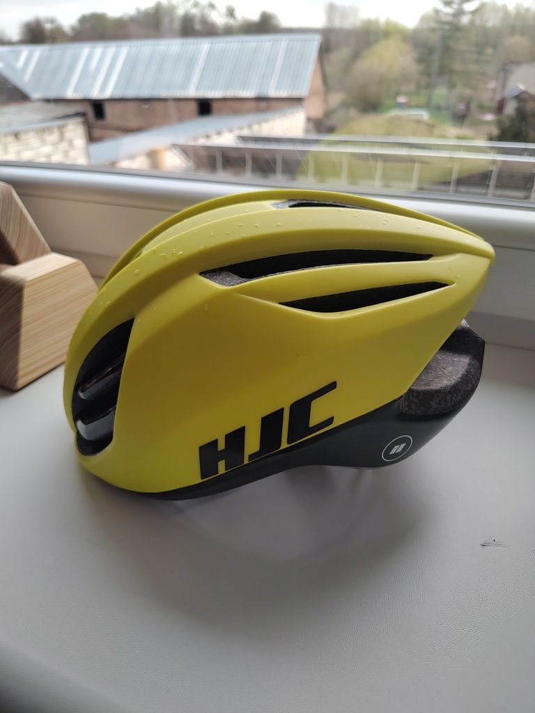 Kask HJC żółty .