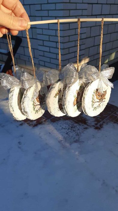 Іграшки на ялинку своїми руками, різдвяний декор