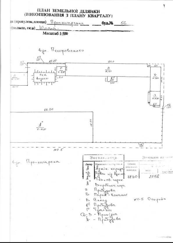 Комплекс будівель 5014,6 м2.0,7718 га, м. Шпола,  вул. Лозуватська 56