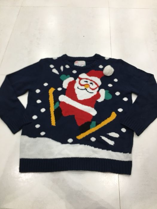 Sweter świąteczny sweterek z Mikołajem