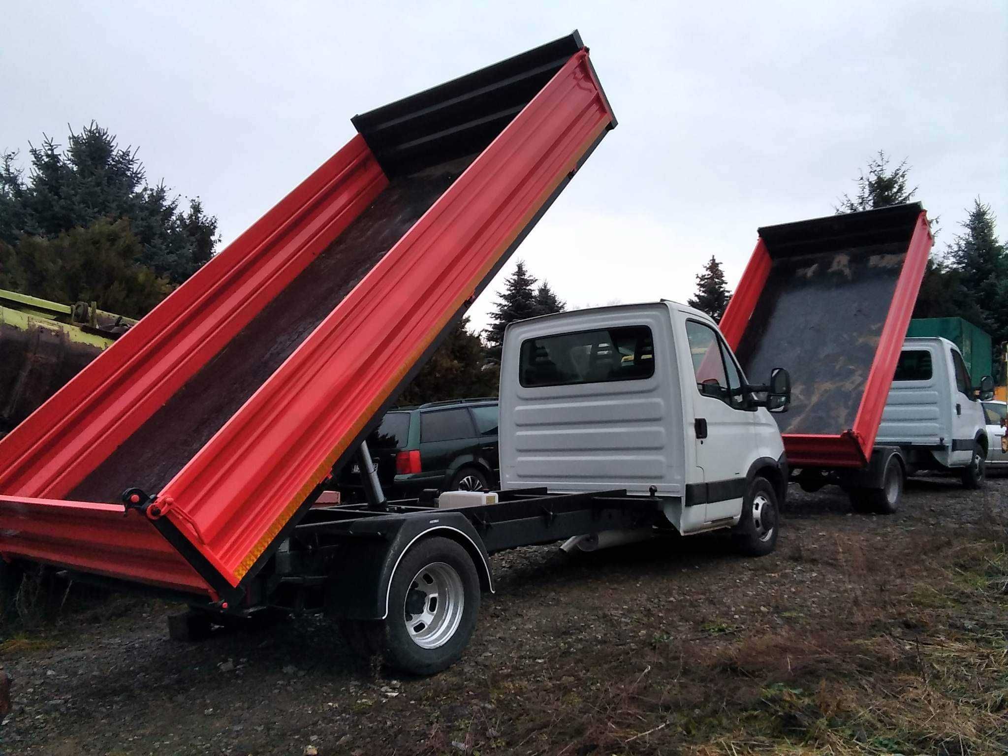 Nowy Siłownik Wywrotu 10-90T Nowa Wywrotka 3 Stron Iveco Man DAF Volvo