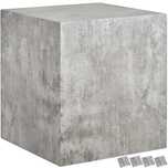 Stolik kawowy Lasley Wygląd betonu 45 x 45 x 50 cm OUTLET