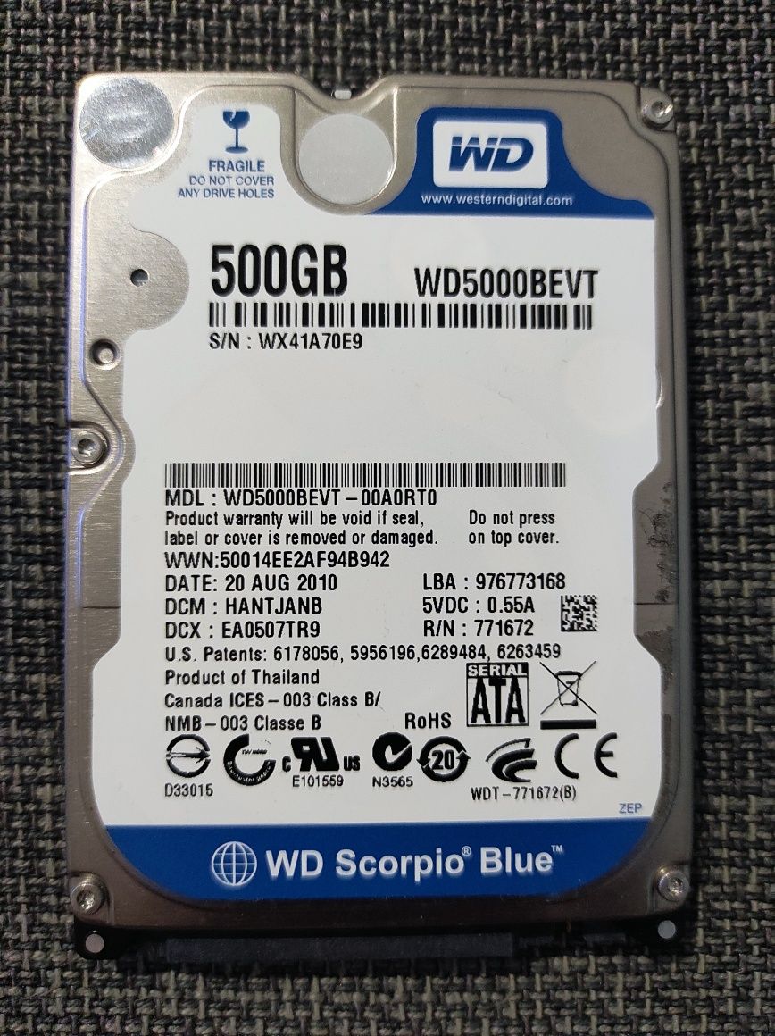 Disco Sata Western Digital WD Blue 500GB