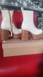 Bota botins ASOS leather couro