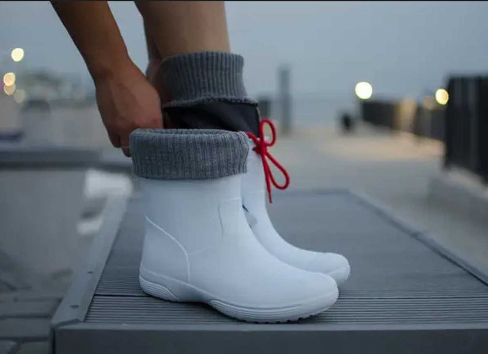 Сапожки модельні жіночі тепла вставка піна ЕВА