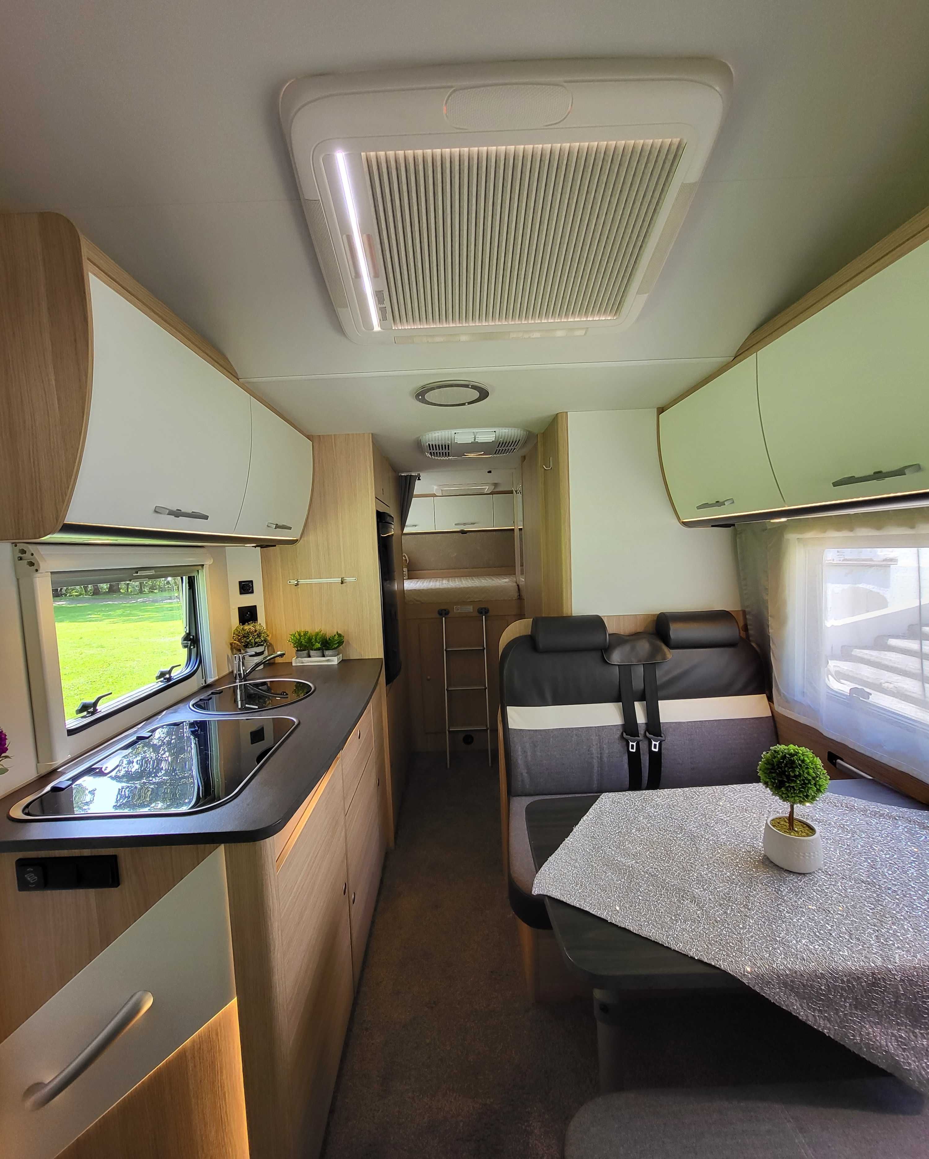 Kamper wynajem VIP 6 Przestronne Wnętrze Bogate Wyposażenie Camper