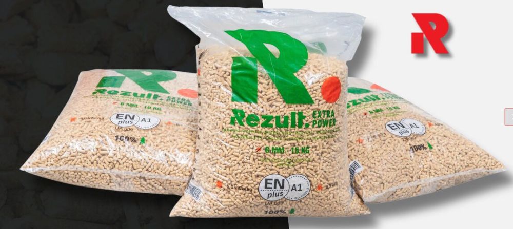 Pellet Rezult 4,98kWh/kg, 0,3% popiołu