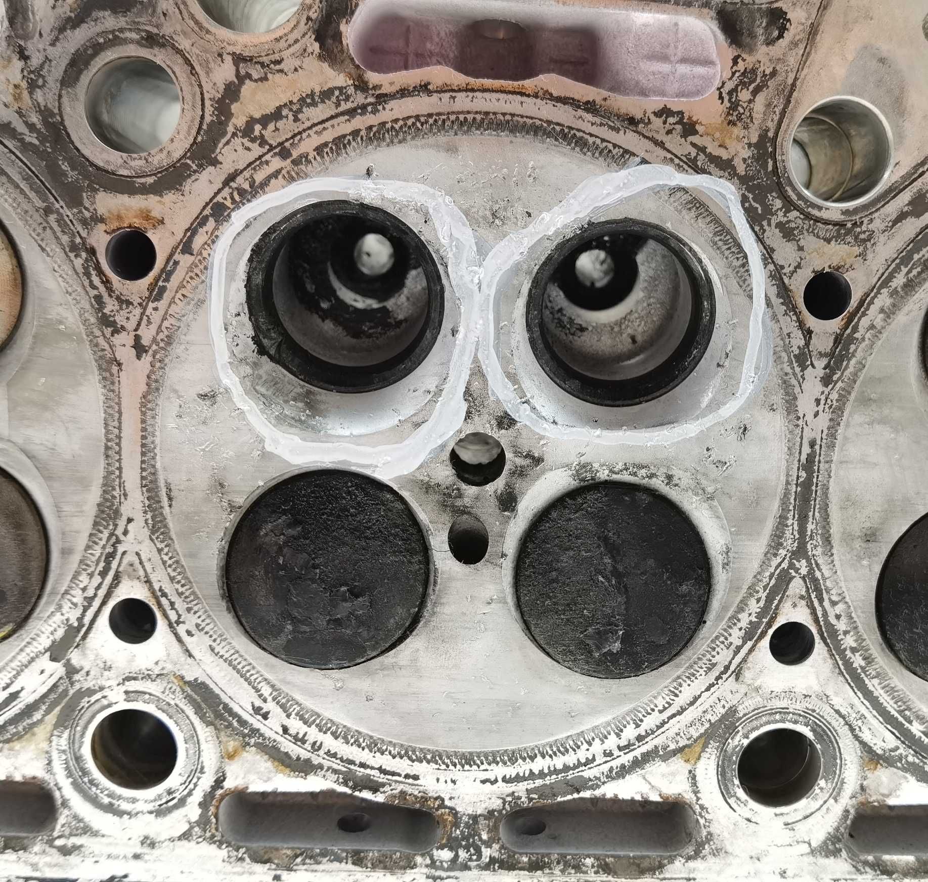 cabeça motor Mercedes E W203
