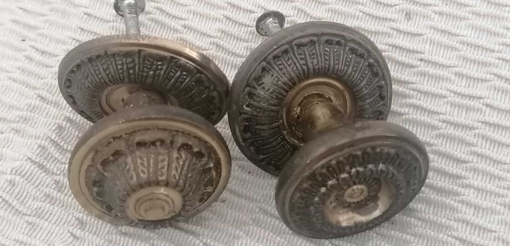 Puxadores de armário, espelhos de fechadura e cabides - Vintage