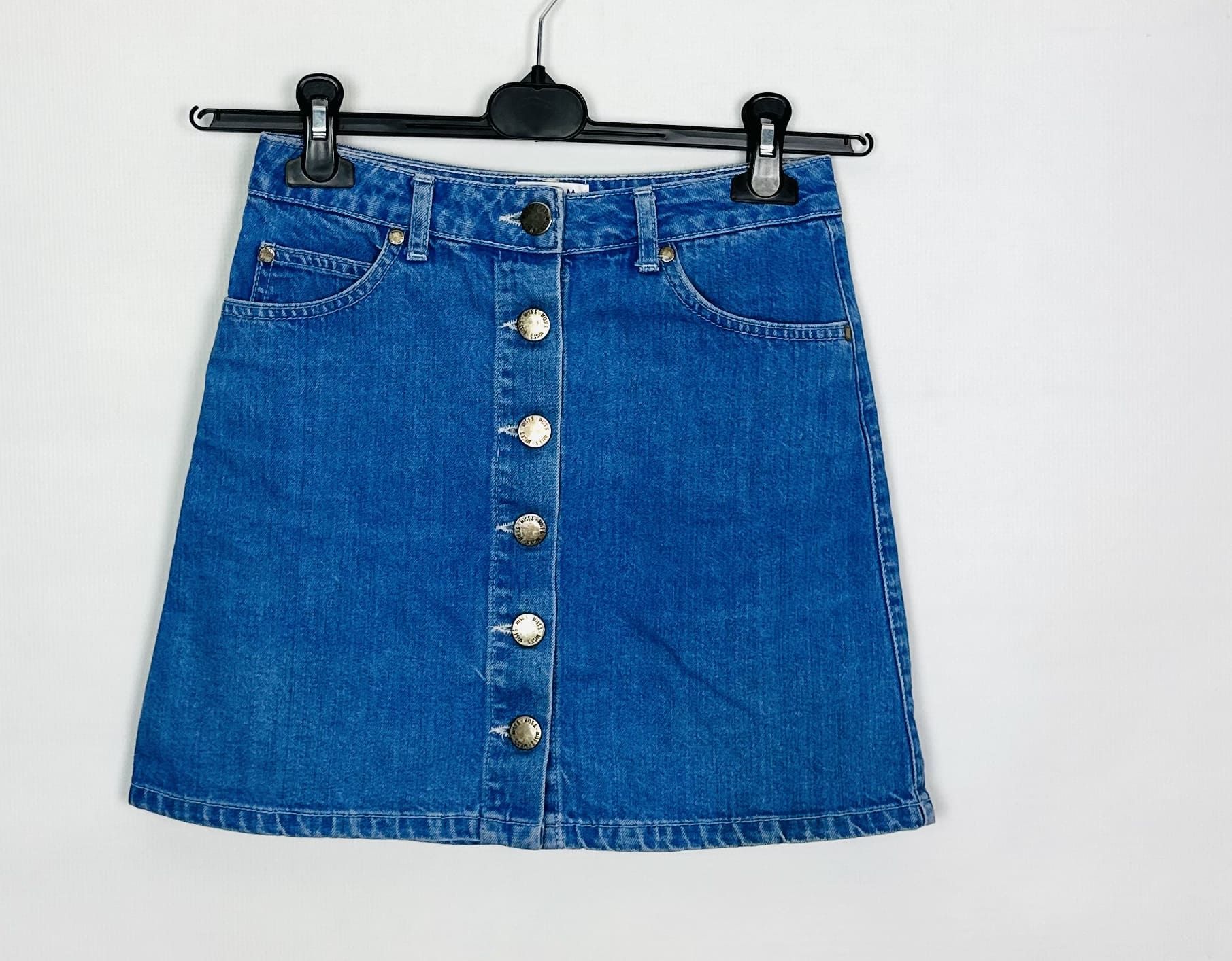 Spódnica jeansowa prosta XS 34 Miss Selfridge